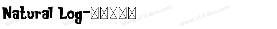 Natural Log字体转换